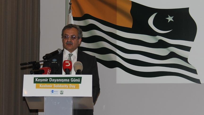 'Pakistan Keşmir'e desteği için Türkiye'ye minnettar'