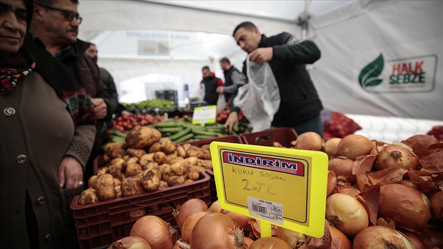 Tanzim noktalarında 297,7 ton sebze satıldı