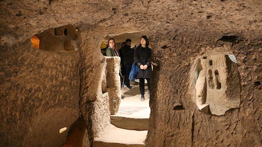 ИНФОГРАФИКА - Подземные города Каппадокии посетило свыше 1 млн туристов 