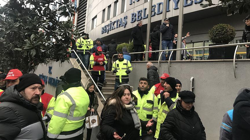 Beşiktaş Belediyesine grev kararı asıldı