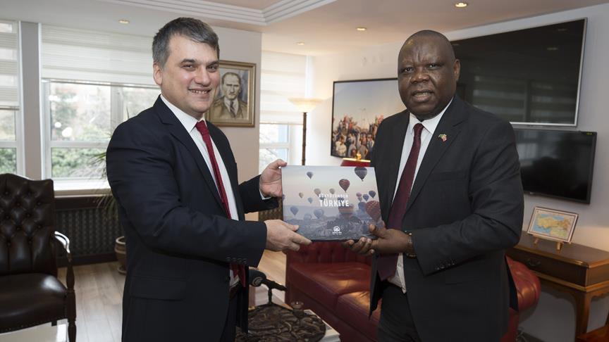 Zambian ambassador to Turkey visits Anadolu Agency
