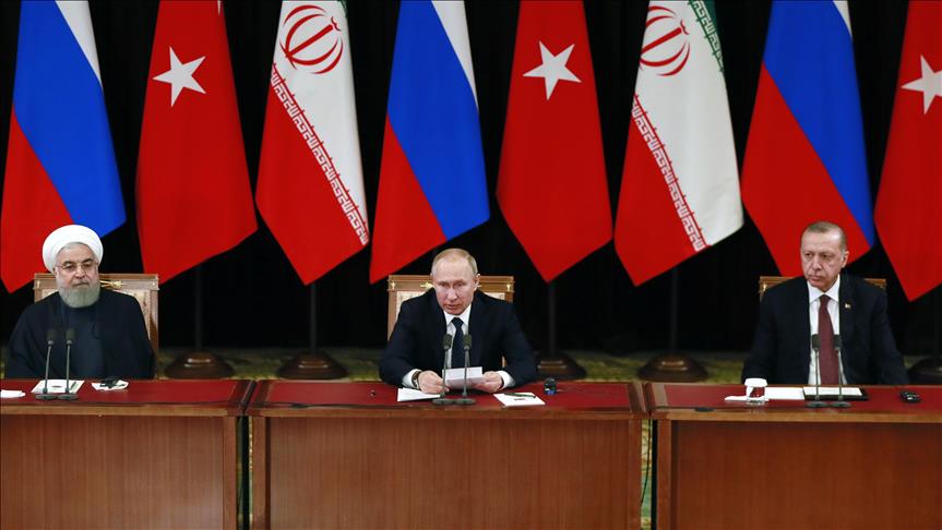 Turkey, Russia, Iran back Syria's territorial integrity