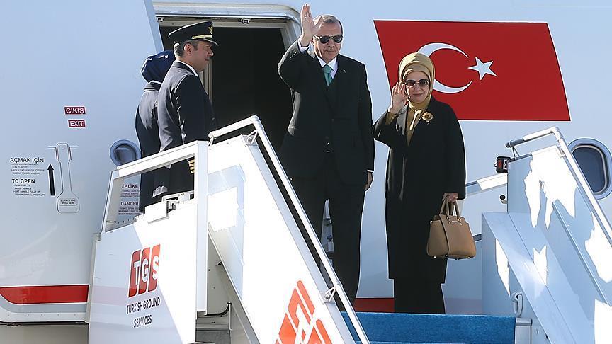 Президент Турции отбыл на саммит по Сирии в Сочи