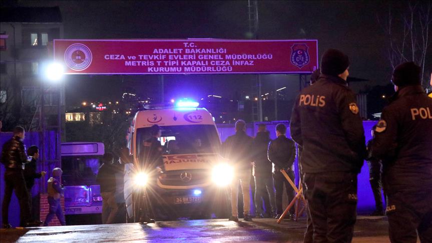 Metris Cezaevinde Yangin