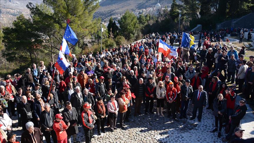 Mostar: Antifašisti na Partizanskom groblju odali počast herojima 2. svjetskog rata