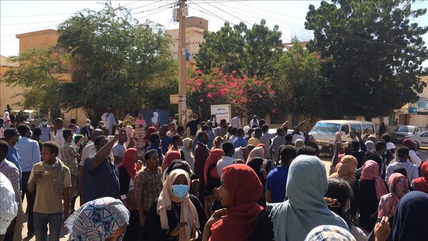 ادامه تجمعات اعتراضی در مناطق مختلف سودان 