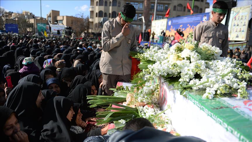 تشییع پیکر قربانیان حادثه تروریستی در ایران 