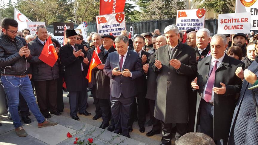Merasim Sokak şehitleri anıldı