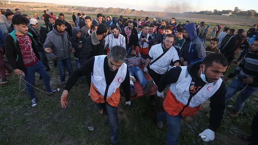 زخمی شدن 19 فلسطینی توسط نظامیان اسرائیل در غزه
