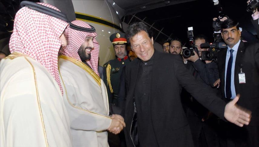 Putra mahkota Arab Saudi tiba dalam kunjungan perdana ke Pakistan