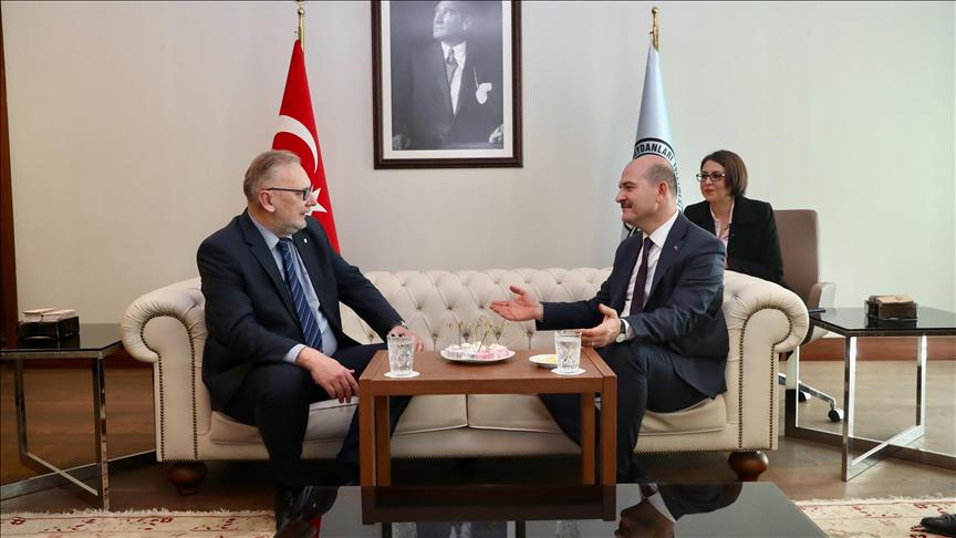 وزيرا داخلية تركيا وكرواتيا يبحثان مكافحة الإرهاب 