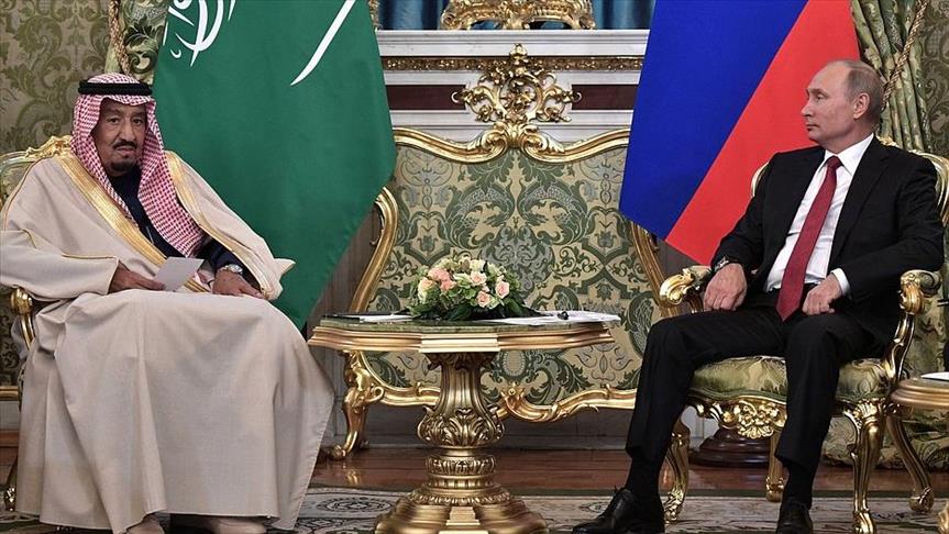 Путин и король Салман обсудили ситуацию на рынке нефти