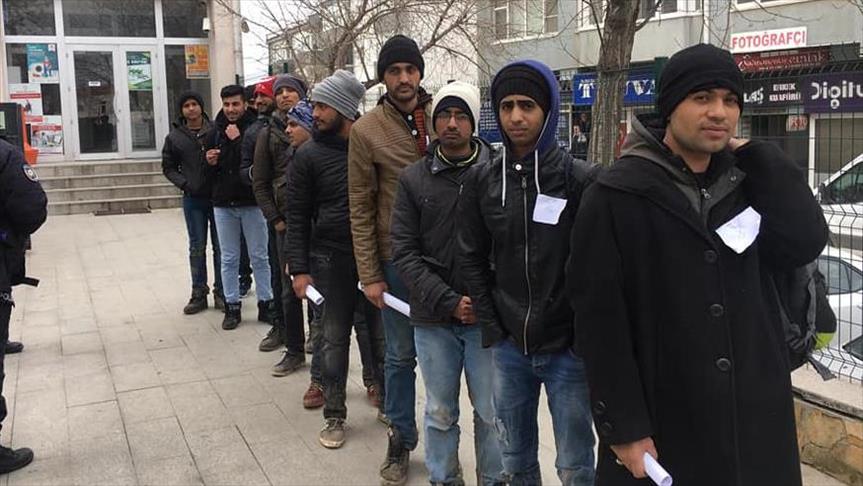 دستگیری 308 مهاجر غیرقانونی در ادیرنه ترکیه