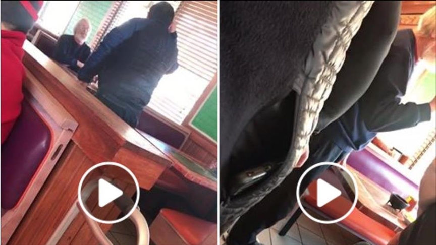 US: Woman curses at restaurateur for not using English