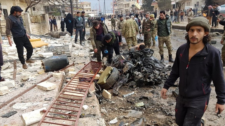 مقتل مدني وإصابة 10 آخرين في تفجير شمالي سوريا