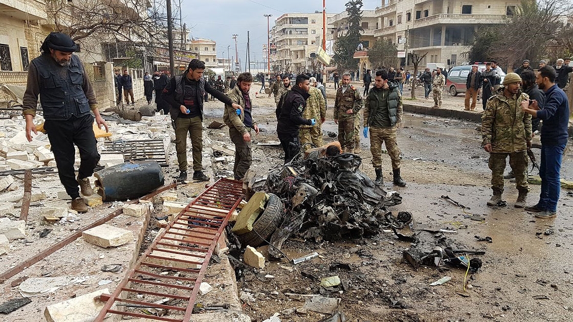 Afrin'de terör saldırısı 1 ölü 20 yaralı