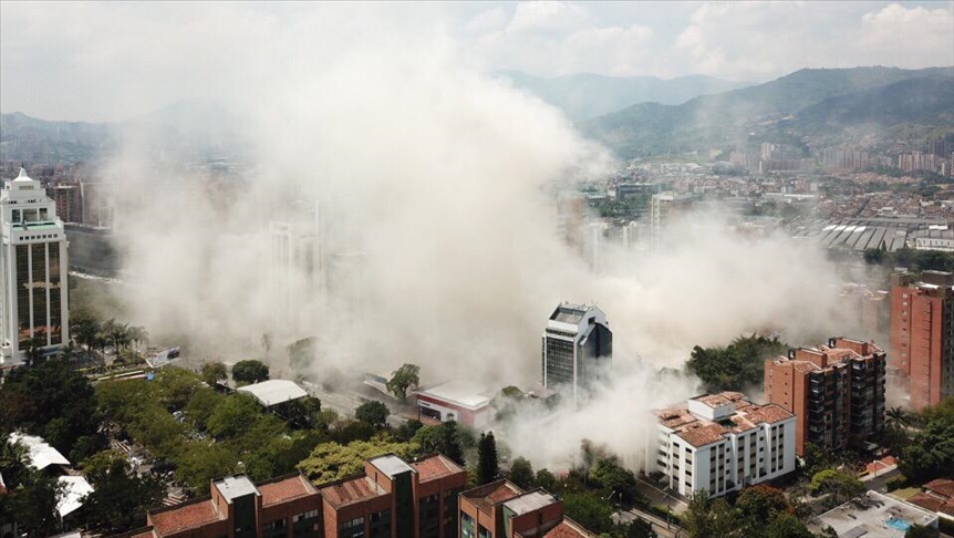 Derrumban edificio Mónaco en Medellín, exfortaleza de Pablo Escobar