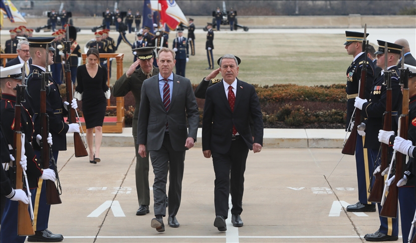 Turkish defense minister meets with US counterpart