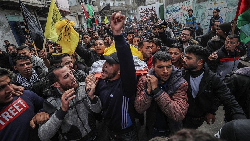 В Газе похоронили палестинца, убитого израильскими военными 