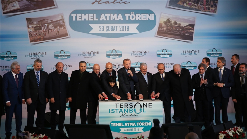 Erdogan breaks ground for Tersane Istanbul