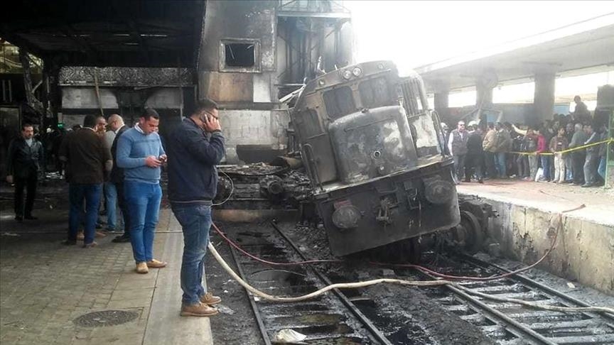 النيابة العامة المصرية شجار بين سائقين سبب حادث القطار