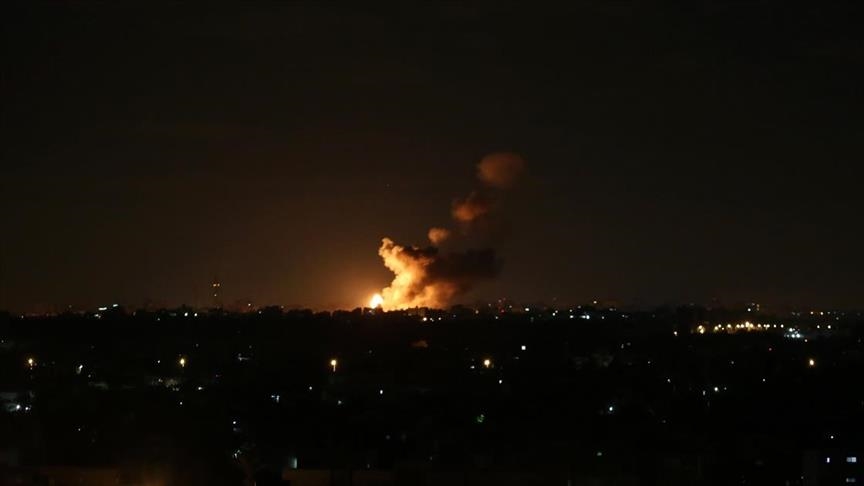 Israeli fighter jets conduct airstrike in Gaza Strip