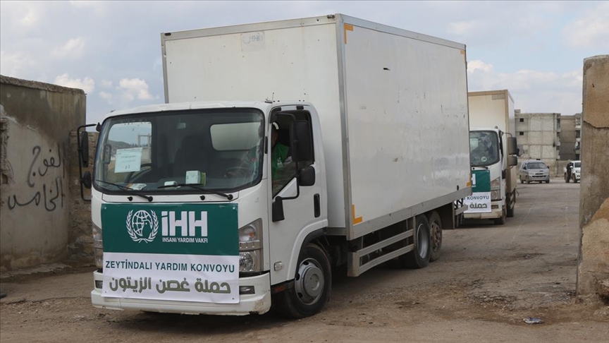 İHH'dan Afrin'e yardım konvoyu