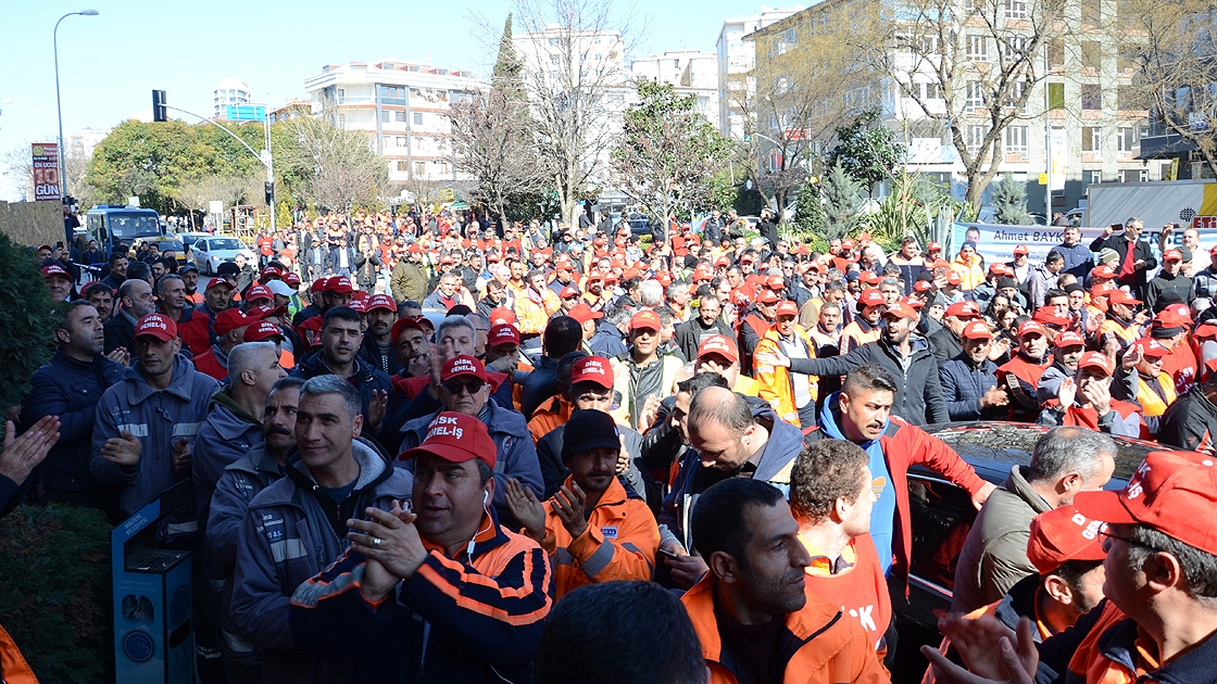 Maltepe Belediyesinde işçi protestosu