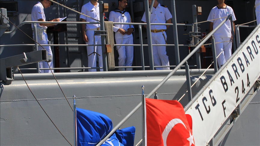 Turkish naval ships dock in Ukraine as part of drill