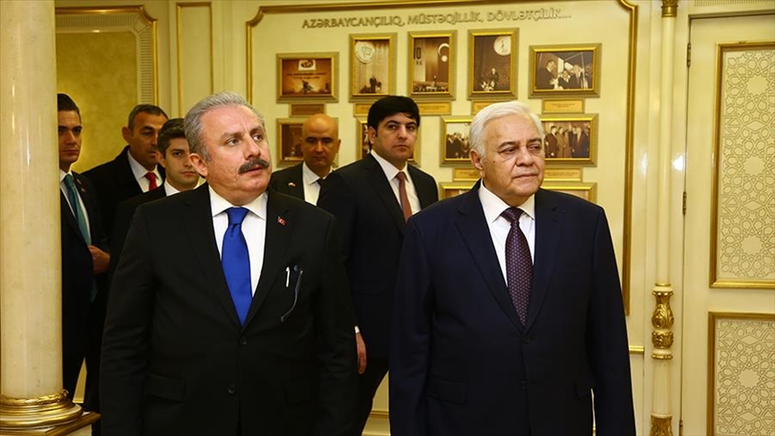 Turkish parliament speaker pays visit to Azerbaijan