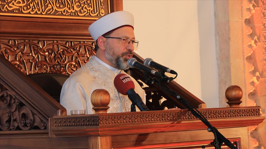 Diyanet İşleri Başkanı Erbaş: Bizim İslam'dan başka bir geleceğimiz yoktur