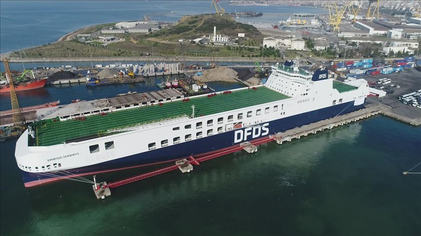 Mediterranean's biggest Ro-Ro ship launched in Turkey