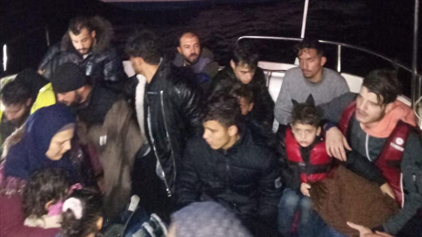 Muğla'da 25 düzensiz göçmen yakalandı