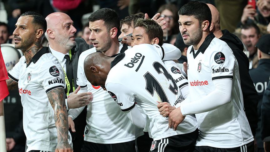Beşiktaş galibiyete son dakika golüyle uzandı