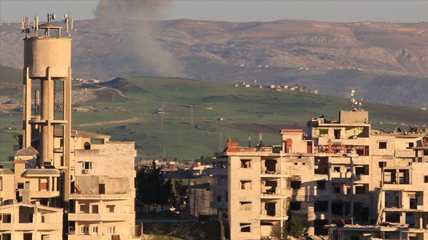Regime forces hit civil defense center in Syria's Idlib