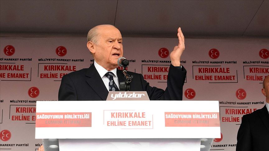 MHP Genel Başkanı Devlet Bahçeli: Türkiye düşmanlarının yancılığına zillet ittifakı heves etmiştir