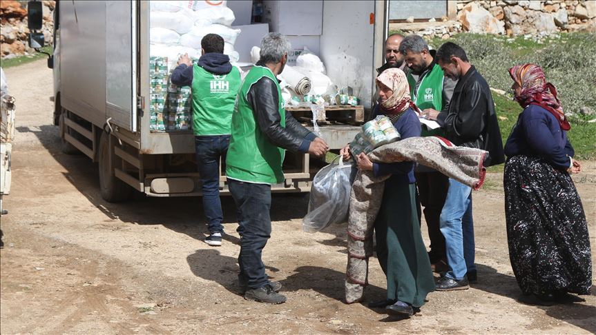 Turkish charity aids 2,000 families in Afrin, Syria