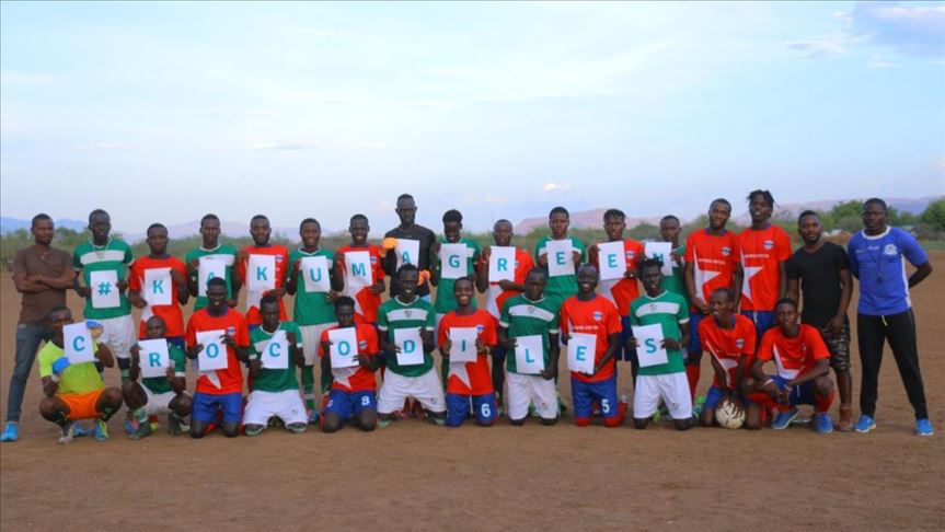 Turkish Bursaspor club supports refugee team in Kenya