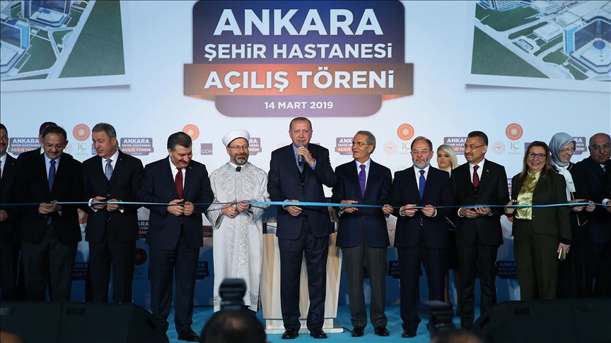 Erdoğan hap spitalin më të madh të qytetit në Evropë
