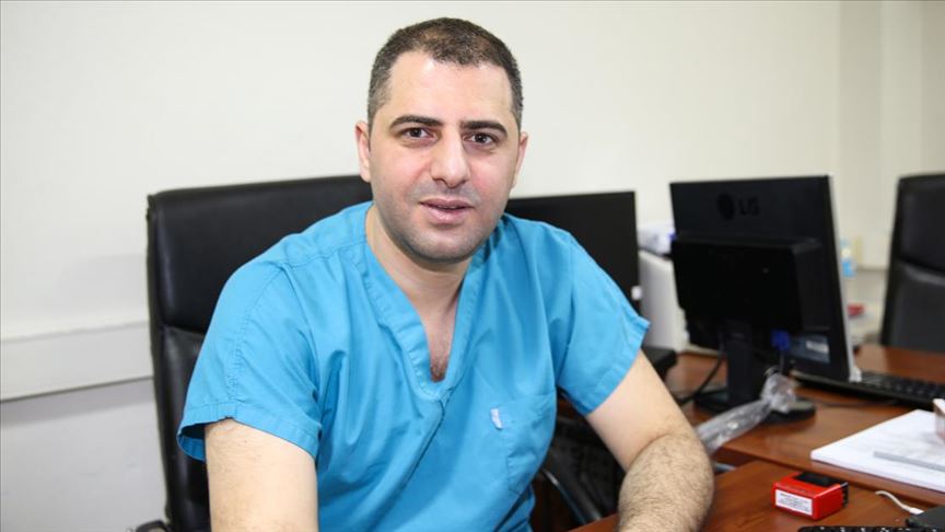 Filistinli doktor Diyarbakır'da şifa dağıtıyor