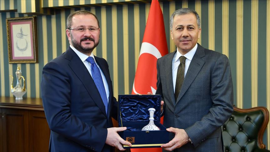 İstanbul Valisi Yerlikaya'dan AA'ya ziyaret