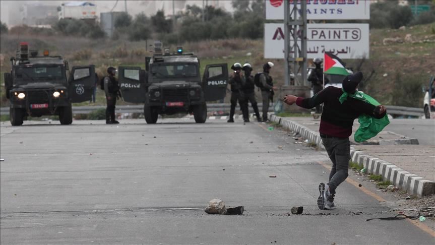 یورش نظامیان اسرائیل به تظاهرات فلسطینیان