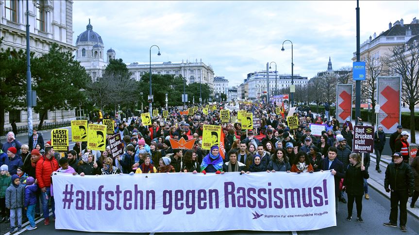 تظاهرات علیه نژادپرستی در اتریش