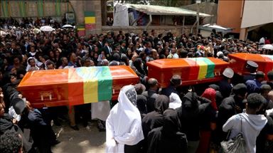 توابيت فارغة في جنازة رمزية لضحايا الطائرة الإثيوبية