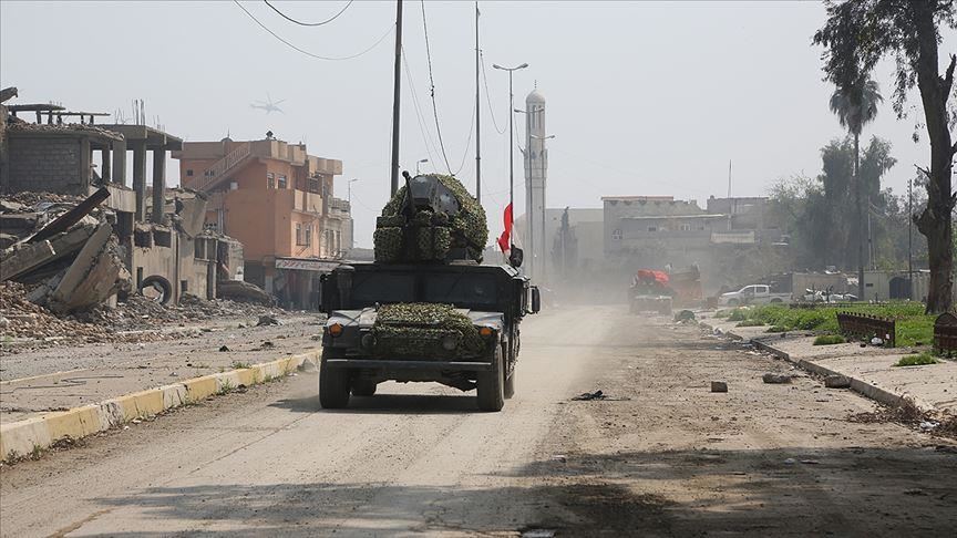 ادامه درگیری‌ میان سربازان عراق و تروریست‌های پ.ک.ک در سنجار