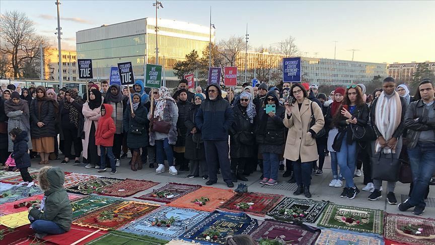 Перед офисом ООН почтили память жертв теракта в Крайстчерче  