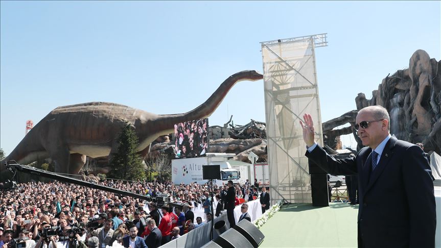 افتتاح بزرگترین مجموعه تفریحی اروپا در آنکارا توسط اردوغان