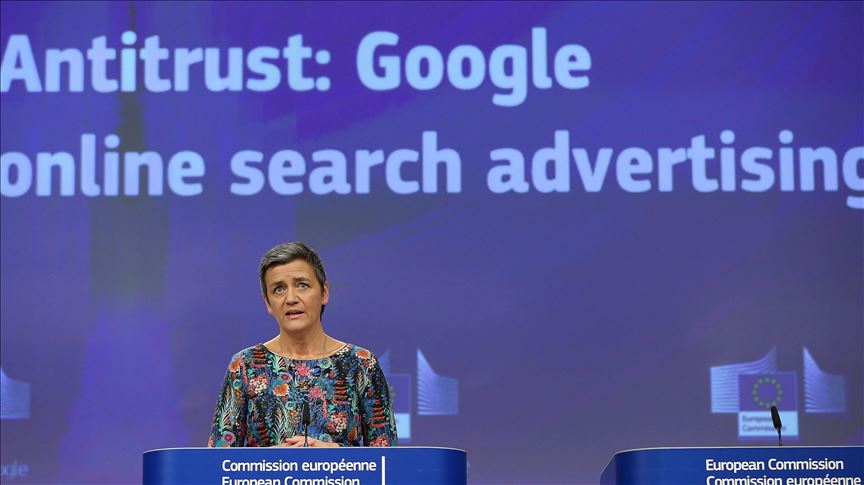 L'UE condamne Google à une amende de 1.68 milliards de dollars 
