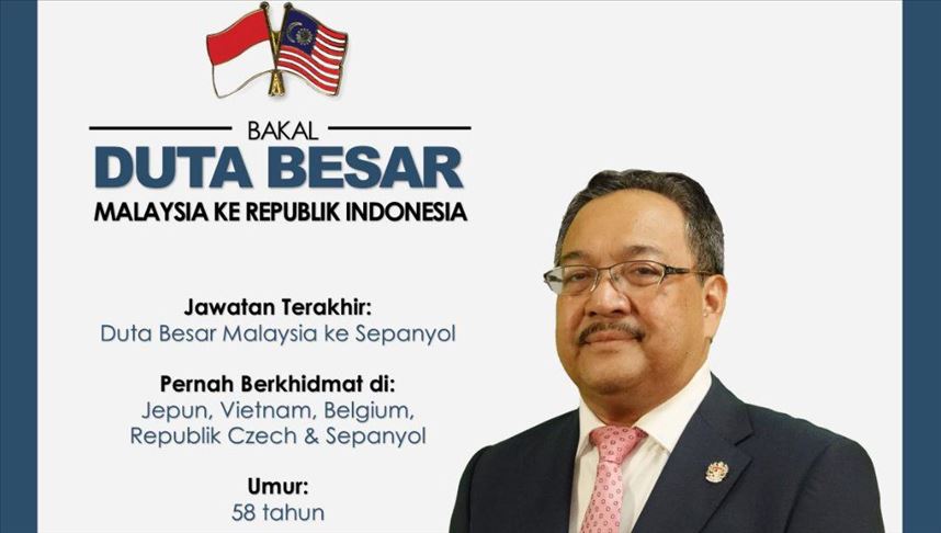 Malaysia tunjuk duta besar baru untuk Indonesia