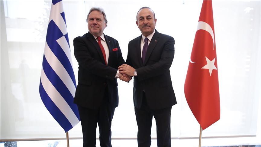 دیدار وزاری خارجه ترکیه و یونان در آنتالیا